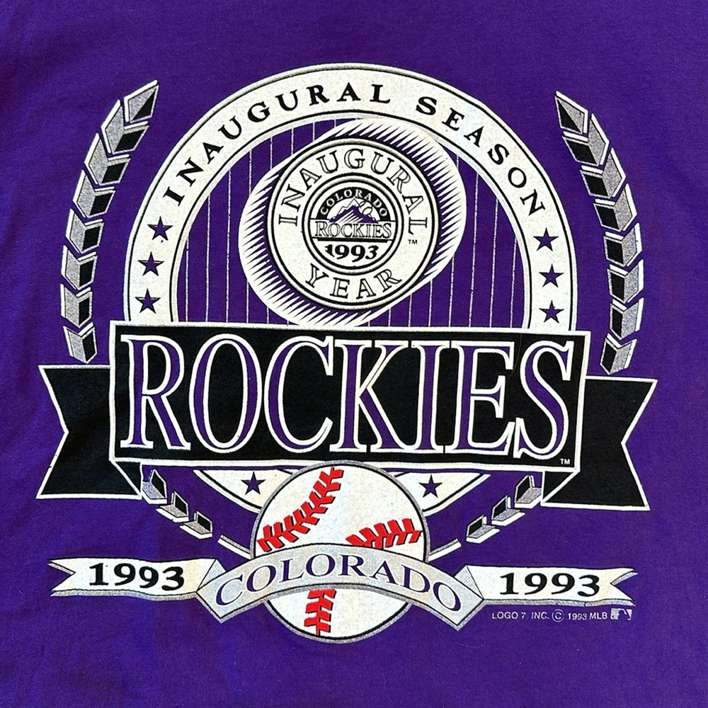 Vintage Colorado Rockies Inaugural Season Tee ✨NWOT✨